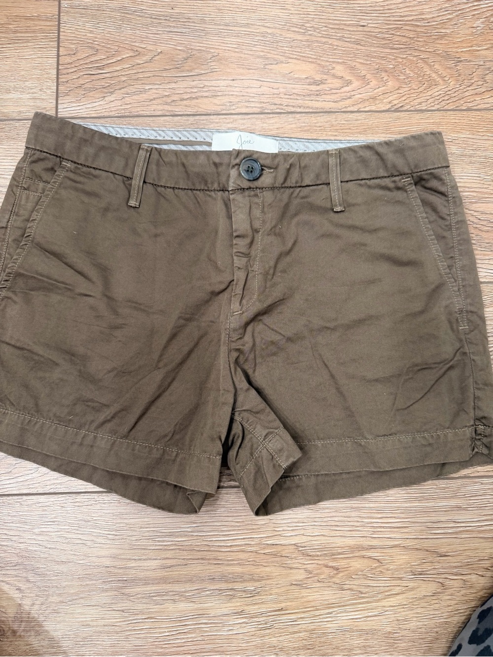 Joie Olive Green Cargo Shorts 0181